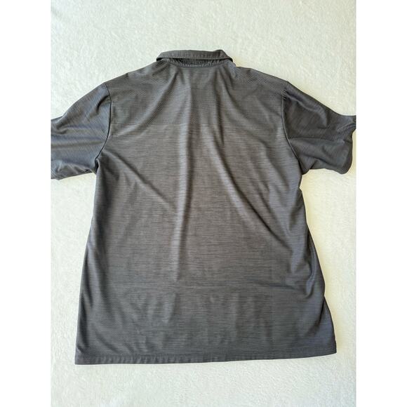 Tommy Bahama Island Zone Men Large Black Mesh Polo Shirt Performance Tech - Picture 6 of 7